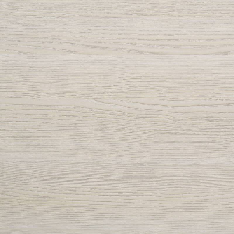 Lincoln Natural and White Wood Queen LED Panel Bed