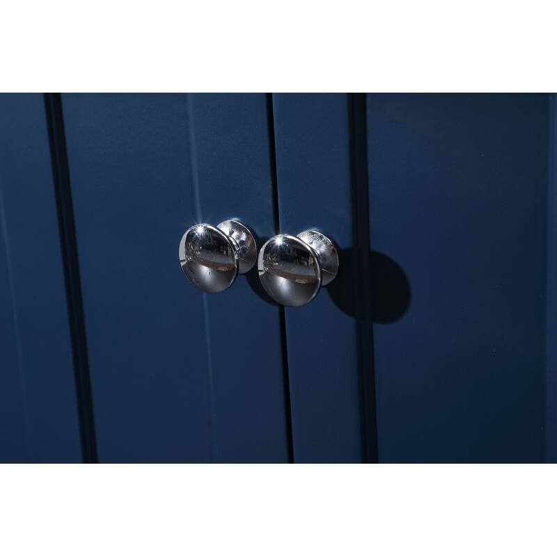 Modern 60" Double Bathroom Vanity Set