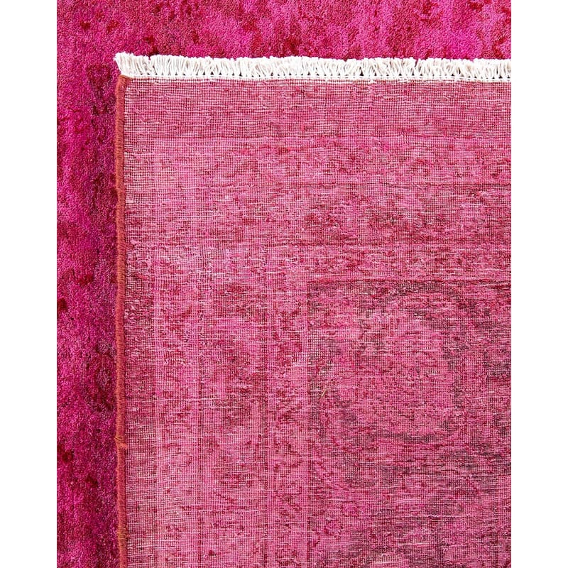Fine Vibrance, One-of-a-Kind Hand-Knotted Area Rug - Pink, 8' 3" x 10' 3" - 8' 3" x 10' 3"
