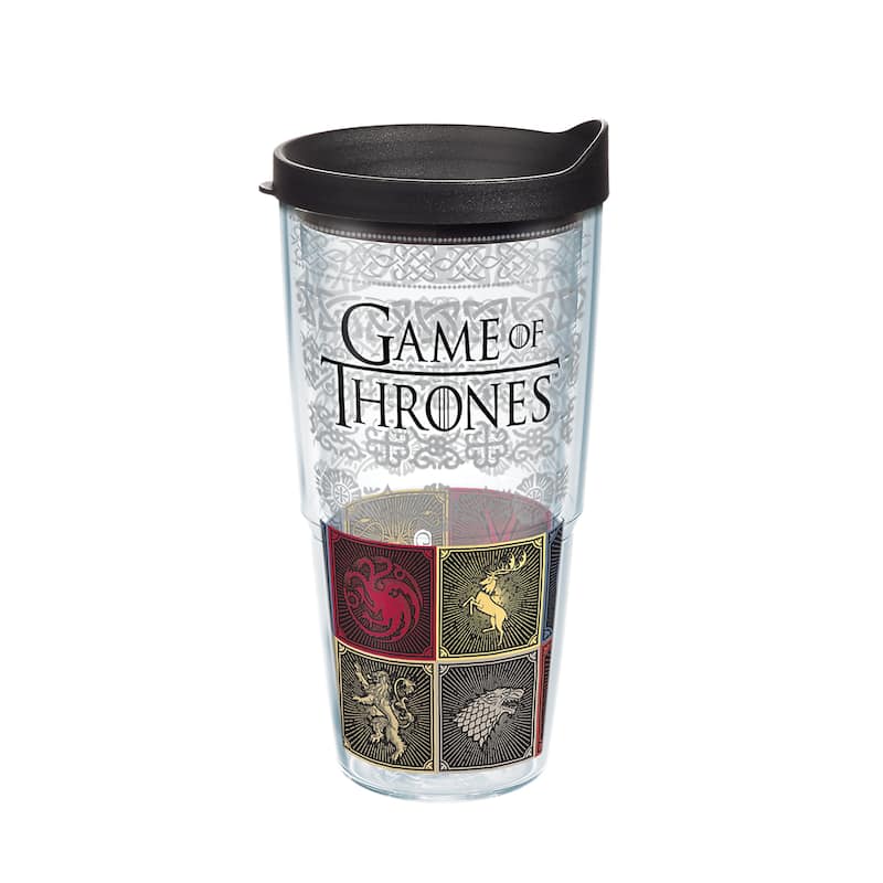 Tervis Game of Thrones House Sigils Made in USA Double Walled Insulated Travel Tumbler, Classic - 24oz