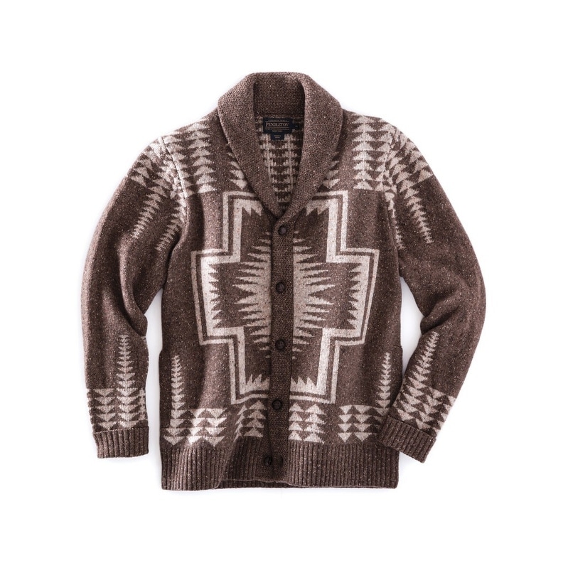 western shawl cardigan