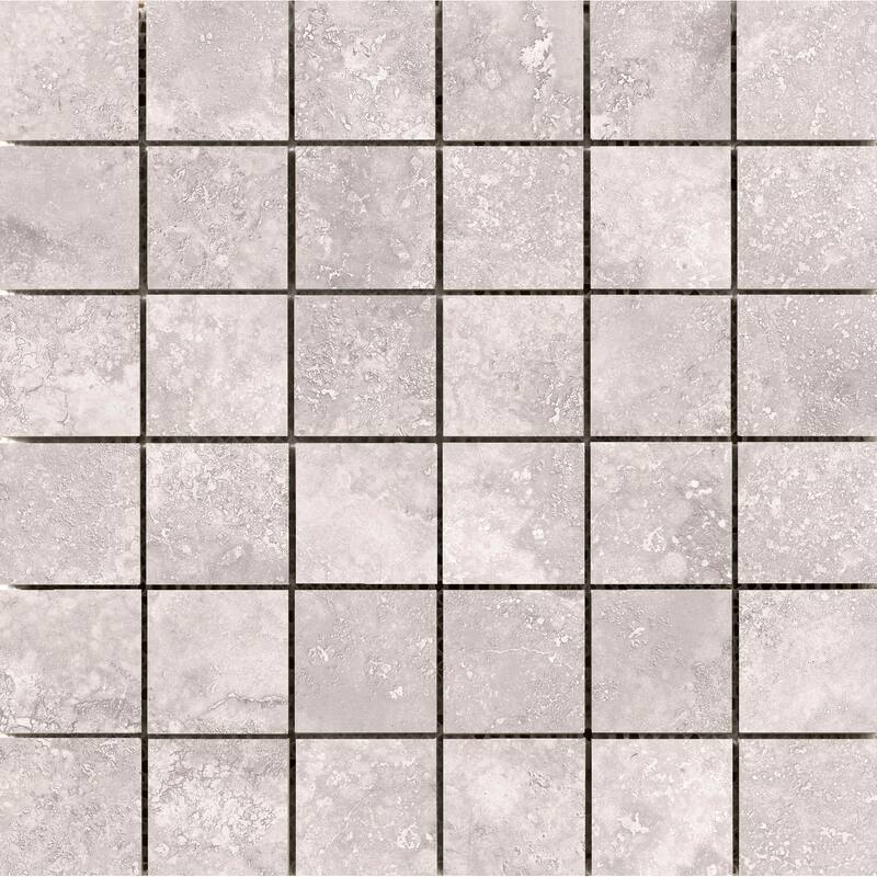 Emser Tile Residenza - 12" x 12" Square Mosaic Wall Tile - Matte Stone