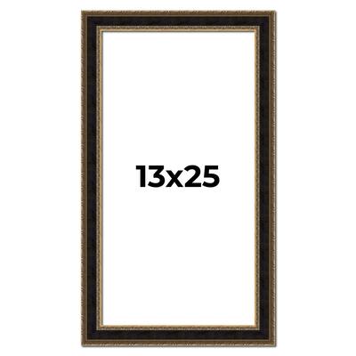 13x25 Frame Gold Antique Vintage Sold Wood Picture Frame | 1.75 Inch