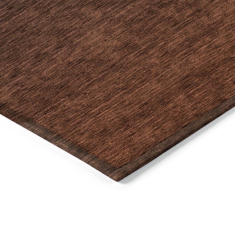 Machine Washable Indoor/ Outdoor Chantille Ombre Solid Rug