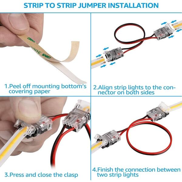 Shop Cob Connectors For 10mm Led Strip Lights 2 Pin Light