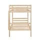 preview thumbnail 8 of 41, Twin Bunk Bed,Wooden,High Guardrail,Ladder,Kids Teens,Dorm Guest