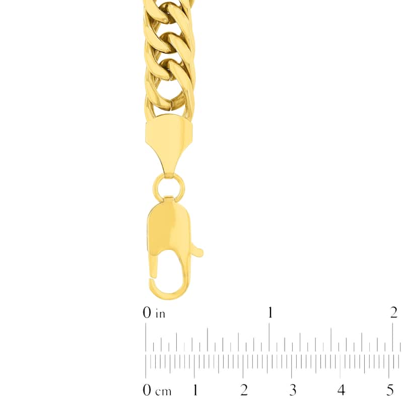 Steel Nation Stainless Steel Block Curb Bracelet