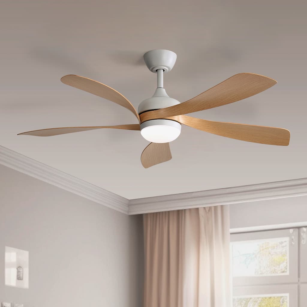 Sofucor 45/52 Inch Ceiling Fan with Remote & Lights Quiet DC Motor 5 Blade High CFM Modern Fan