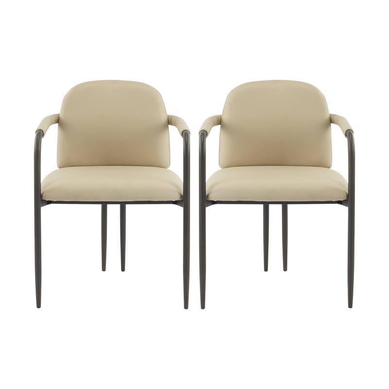 Upholstered Arm Chair Dining Chairs (Set of 2)