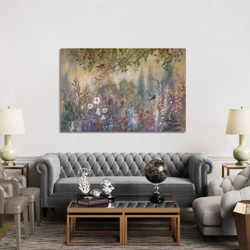 iCanvas "Wild Garden Tangle" by Lisa Marie Kindley Canvas Print