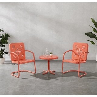 Crosley Azalea 3-Piece Retro Outdoor Chair Set - Bed Bath & Beyond ...