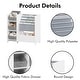 preview thumbnail 16 of 15, Kids Bookshelf and Toy Storage Organizer,Multifunctional 4 Tier Kids Book Shelf with 3 Collapsible Fabric Drawers