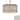 Melrose 2-Light Drum Metal Shade Pendant Light - Brushed Nickel