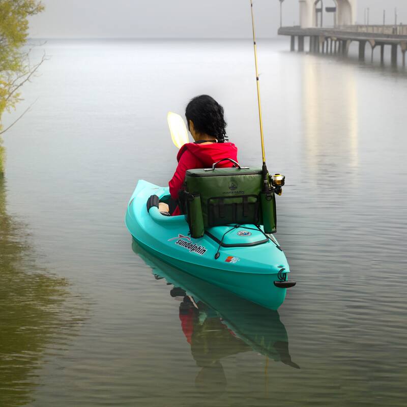Kayak Cooler - 18L Seat Back Fishing Cooler - Water-Resistant Insulated Bag - 8-12 Hour Cooling Time by Wakeman Outdoors