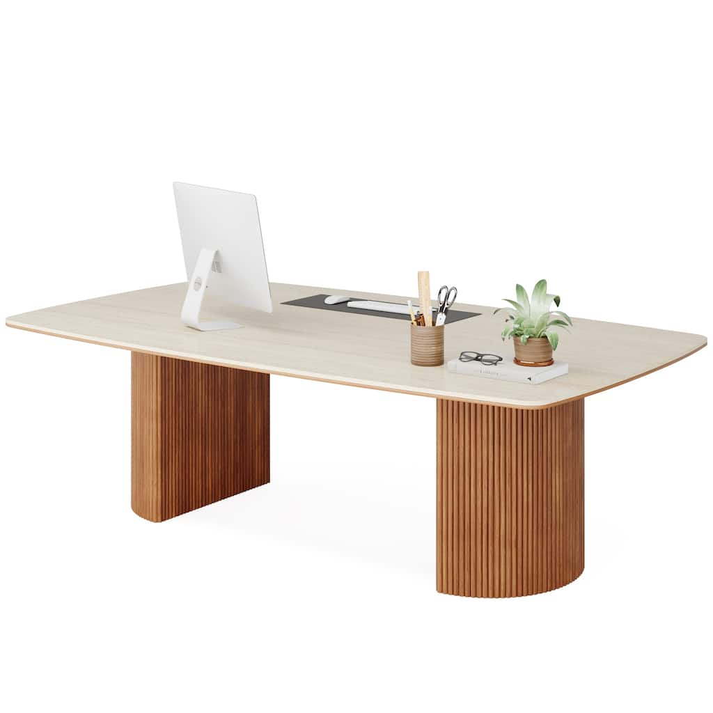 78.74" Extra Long Computer Desk, Double Long Desk for 2 Person