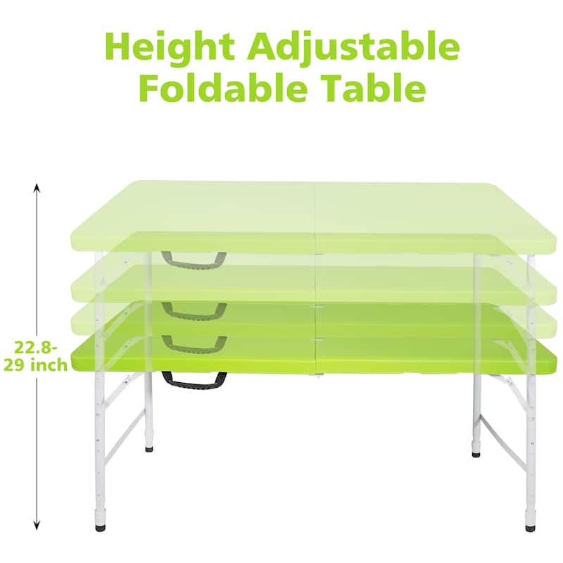 Portable Folding Table Indoor&Outdoor Foldable Table for Camping