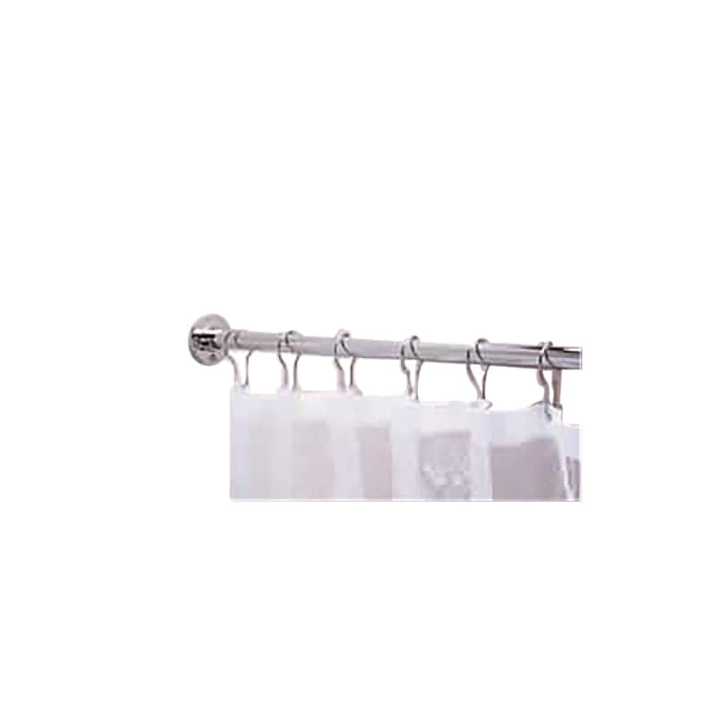 Shower Curtain Rod Bright Chrome 5' Long | Renovator's Supply - Silver