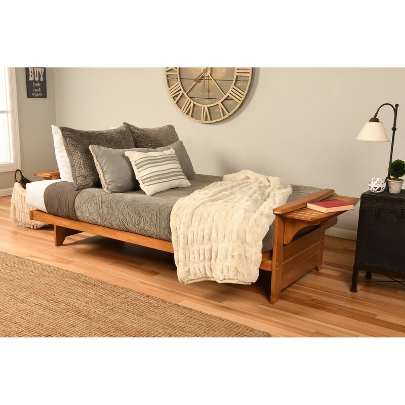 Somette Phoenix Butternut Futon Set with Mattress