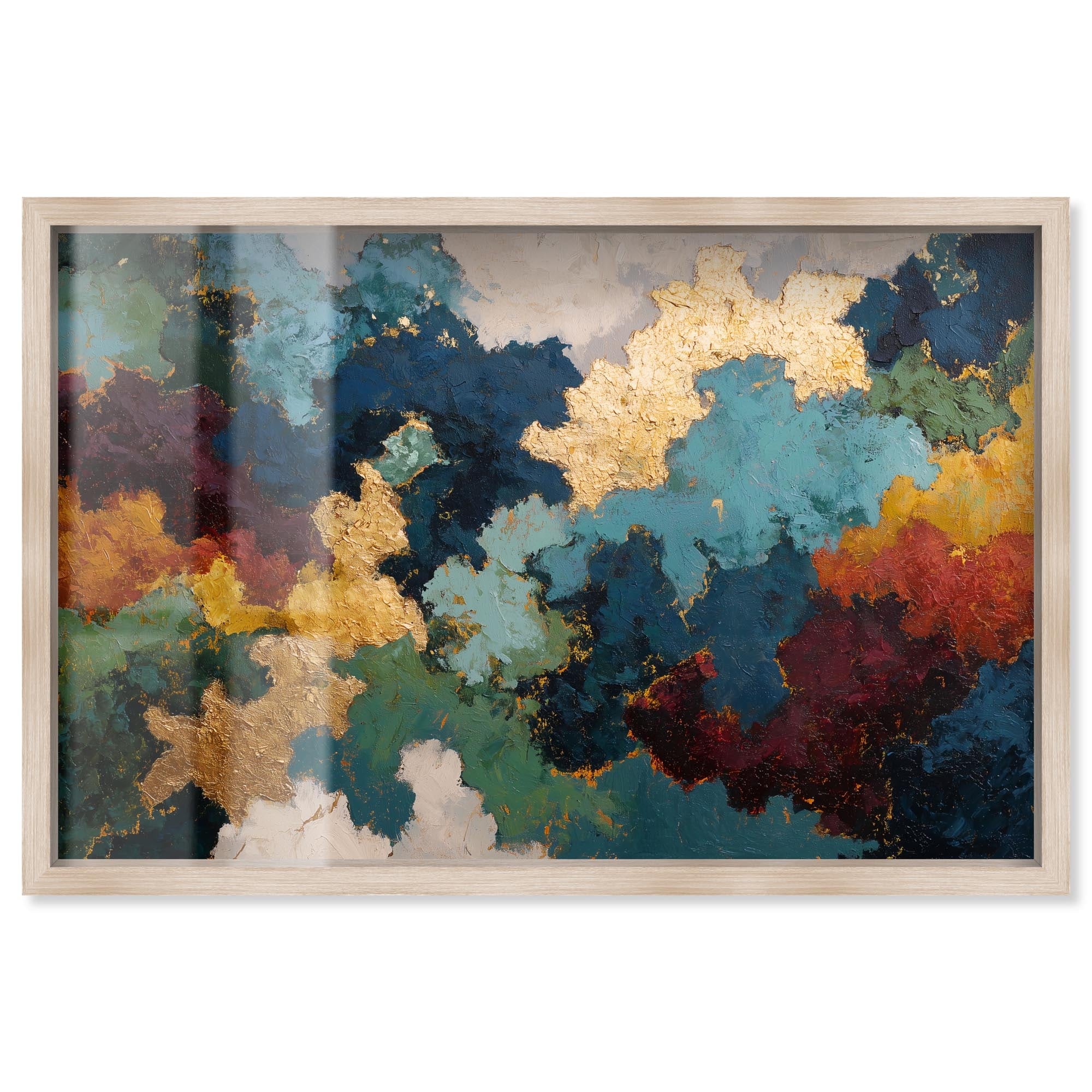 Goldsmith's Atlas I Abstract Art Shadowbox Print by Art Remedy