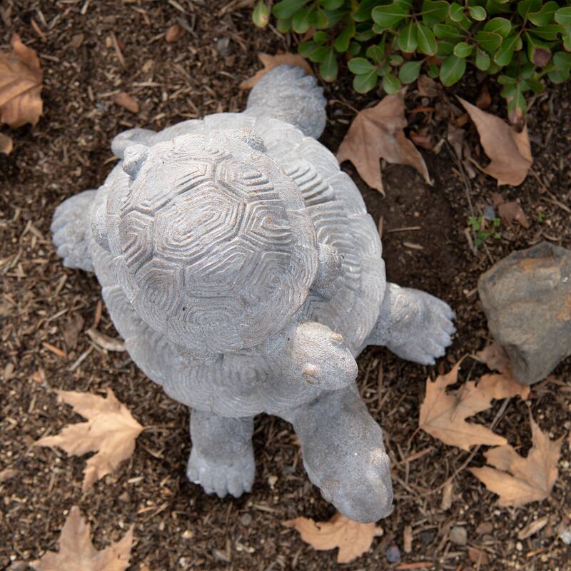 XBrand Turtle Statue, Indoor or Outdoor Décor, Garden Décor, Turtle Garden Statue, Turtle Statuary