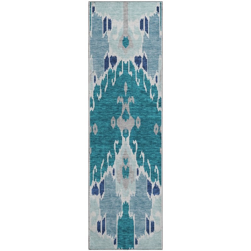 Premium Washable Super Soft Boho Ikat Mayfield Rug