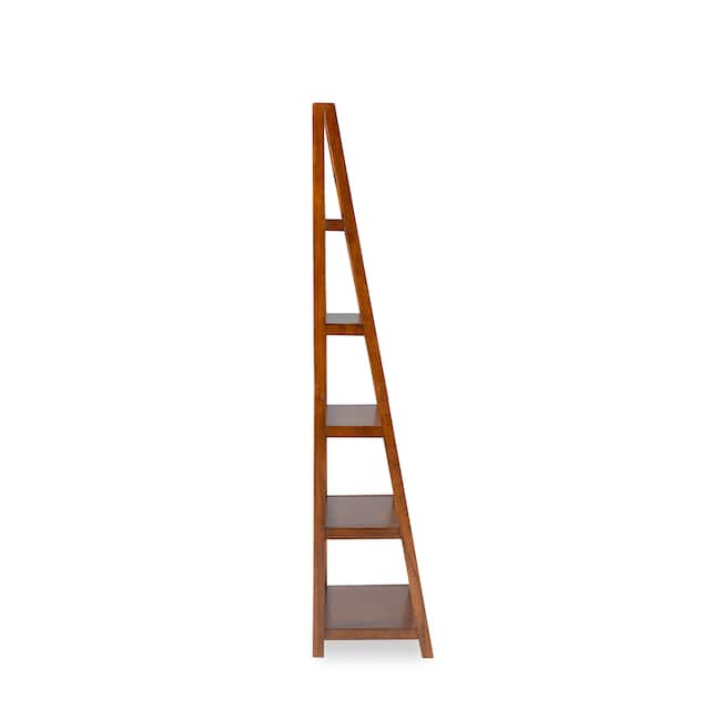 Meade Mid-century Modern Ladder Bookcase