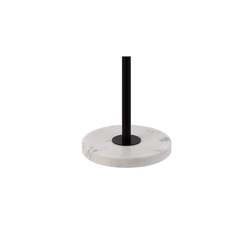 June 65" Adjustable Metal/Marble LED Floor Lamp by JONATHAN Y - 57-65" H x 15" W x 15" D