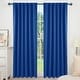 preview thumbnail 19 of 109, Deconovo Back Tab Blackout Curtains (2 Panel) 52W x 108L - Royal Blue