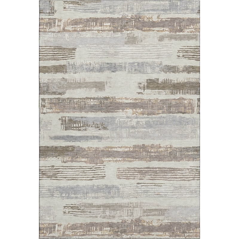 Premium Washable Super Soft Abstract Stripes Mayfield Rug