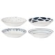 preview thumbnail 1 of 1, Blue Bay 4-Piece Pasta Bowl Set
