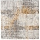 preview thumbnail 21 of 44, SAFAVIEH Craft Hertha Modern Abstract Rug 5'3" Square - Grey/Beige - Square