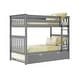 preview thumbnail 6 of 59, Max and Lily Twin over Twin Bunk Bed with Trundle