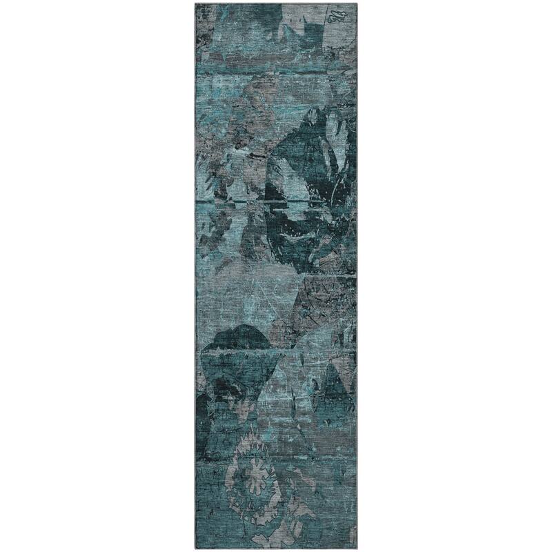 Premium Washable Super Soft Solid Abstract Mayfield Rug