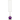 Passionate Purple Jule Modern Floor Lamp - 12" x 60"