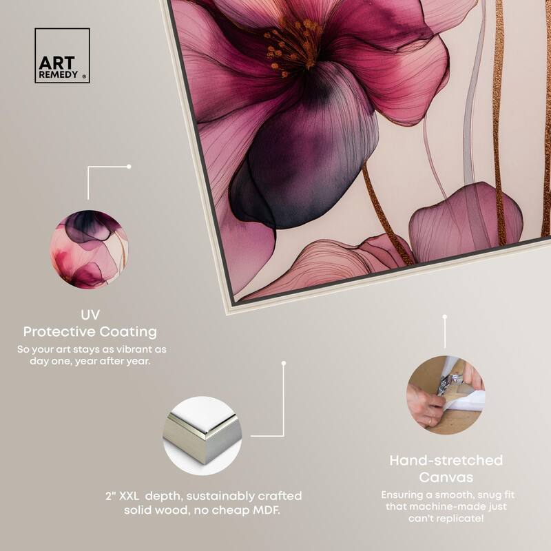 Velvet Verse III Canvas by Art Remedy