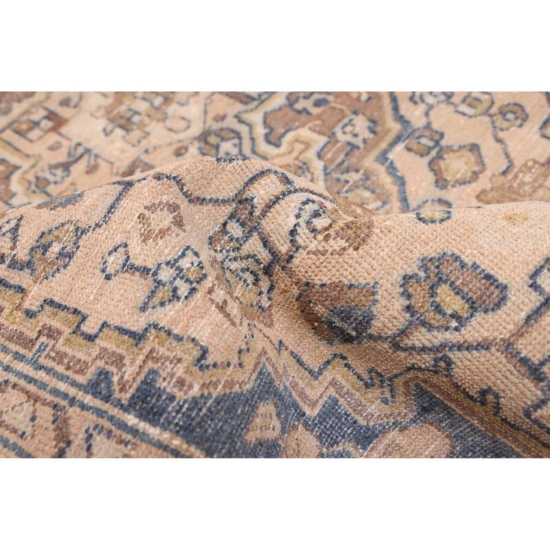 ECARPETGALLERY Hand-knotted Antalya Vintage Beige Wool Rug - 3'2 x 4'7