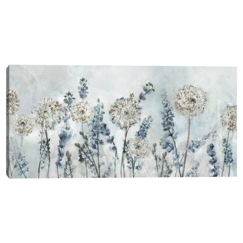 Garden Heights IV by Studio Arts Canvas Art Print - Blue