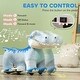preview thumbnail 3 of 8, 6V Ride-On Tyrannosaurus Dinosaur Horse for Toddlers with Music, Forward Motion, and Handle Control for Motor Skill Development