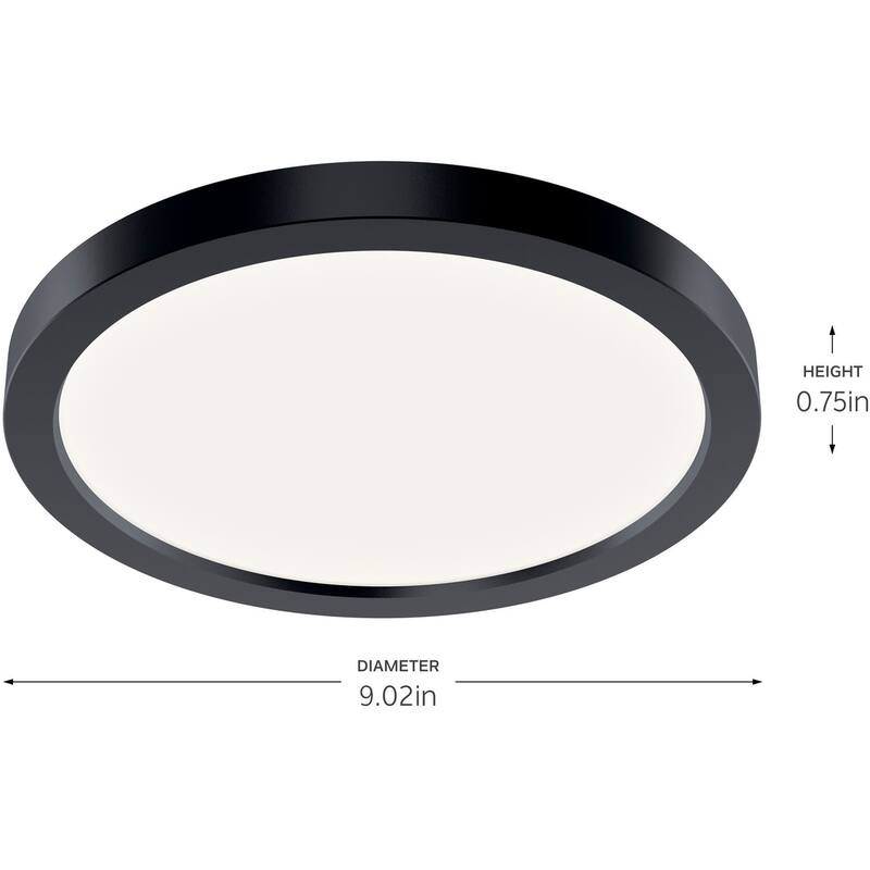 Kichler 5300930 Ara 10" Wide Flush Mount Drum Ceiling Fixture