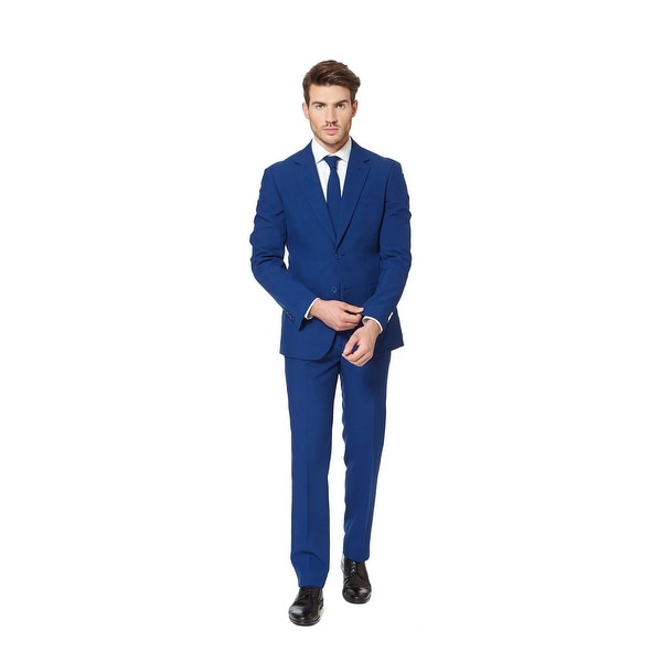 Navy Blue Royale Men Adult Solid Suit - Extra Large - x-large