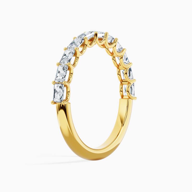 Auriya 14k Gold Radiant East-West Lab Grown Diamond Half Eternity Band 1.10 - 3.75 ct. tw. (F-G, VS)