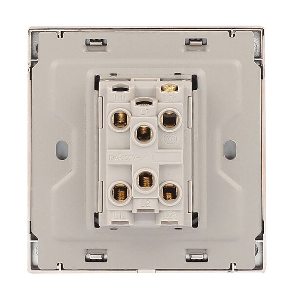 Shop Ac250v 10a 2 Gang 2 Way On Off Noctilucent Indicator