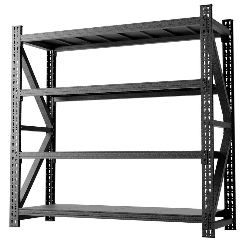 4000LBS Industrial Shelving for Warehouse, Heavy Duty Metal Adjustable Garage Shelves 4000LBS Storage Unit