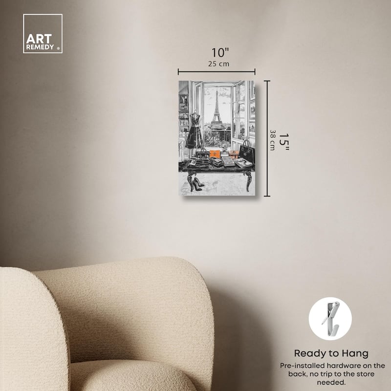 Her Favorite Room Canvas by Art Remedy, Gallery Wrapped