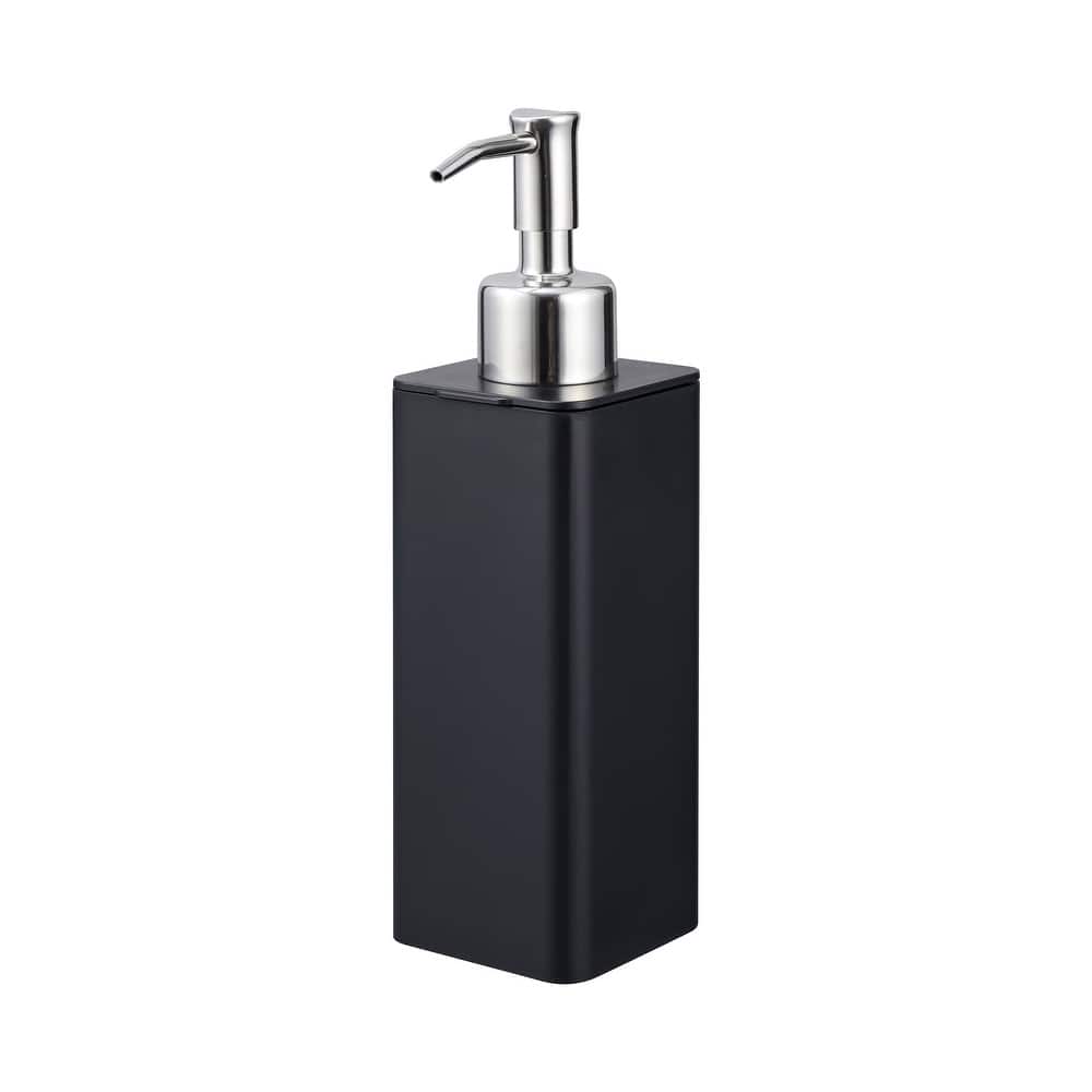 Yamazaki Home Hand Soap Dispenser, ABS Plastic, 8.5 fluid oz., 250 milliliters - L 2.76 x W 2.17 x H 7.68 inches