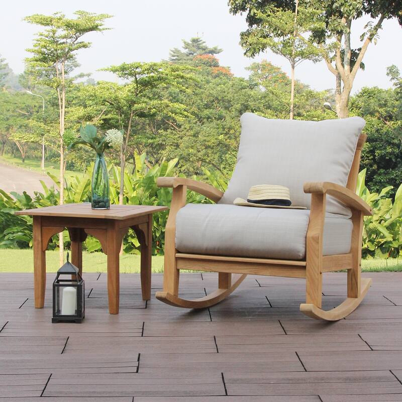 Cambridge Casual Leon Teak Outdoor Side Table