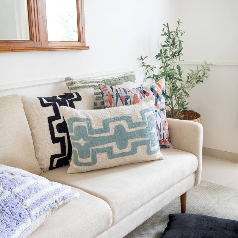 Sevita Stacy Garcia Contemporary Geometric Indoor Throw Pillow