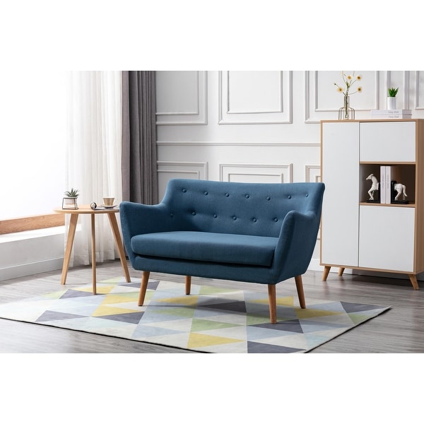Couch with best sale wooden legs