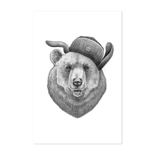 Russian bear Illustrations Animals Bear Humor Art Print/Poster - Bed ...