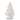 Curata Nostalgic White Ceramic 18in Led Lighted Christmas Tree